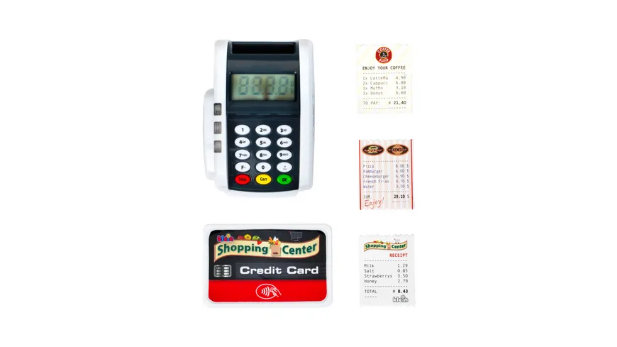 Theo Klein 9333 Bezahl-Terminal mit Licht & Sound