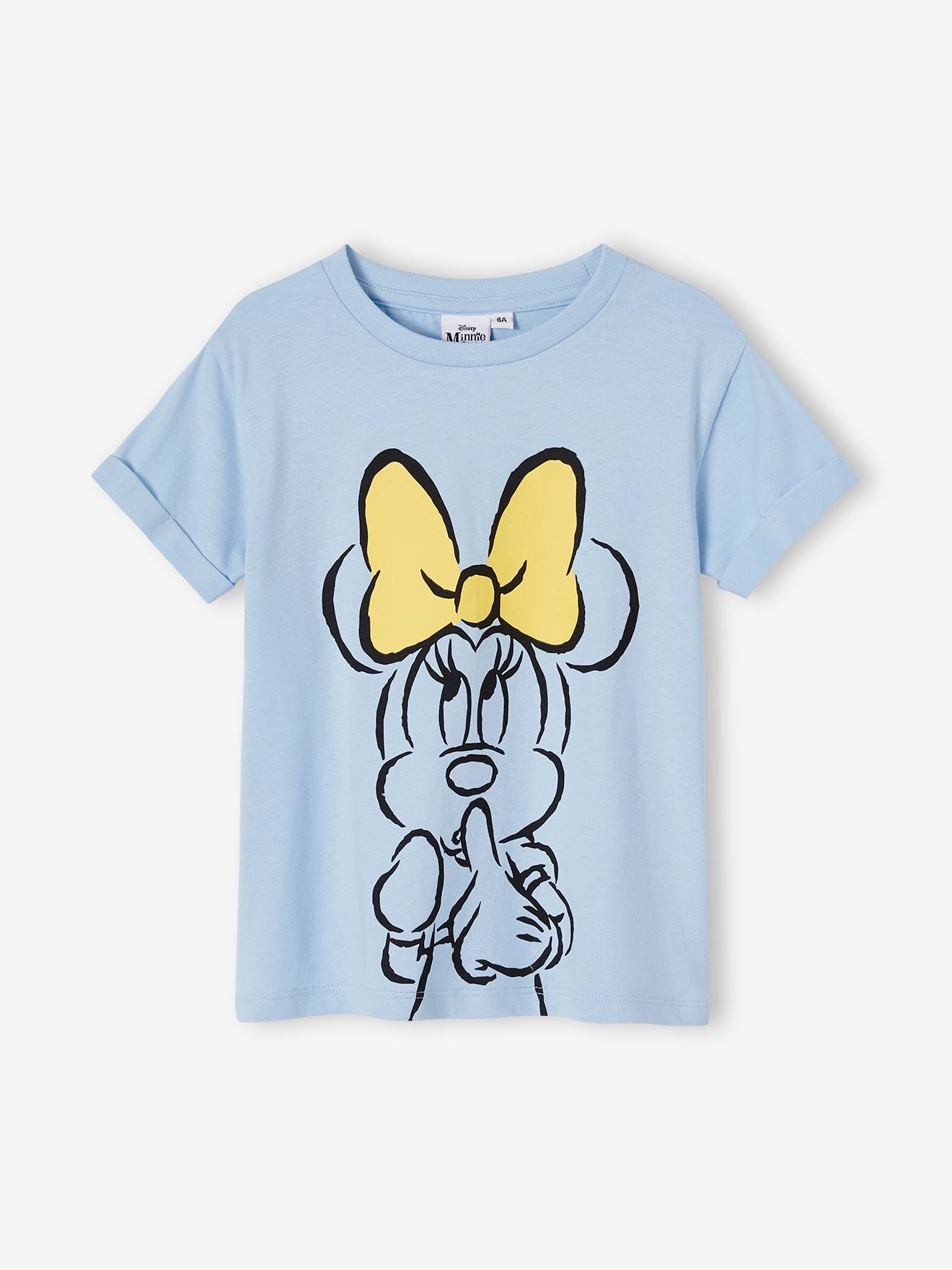 T-shirt fille manches courtes DS® Minnie bleu ciel