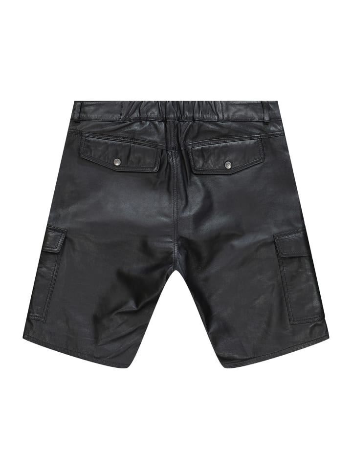 JP1880 Lederhose in schwarz günstig kaufen
