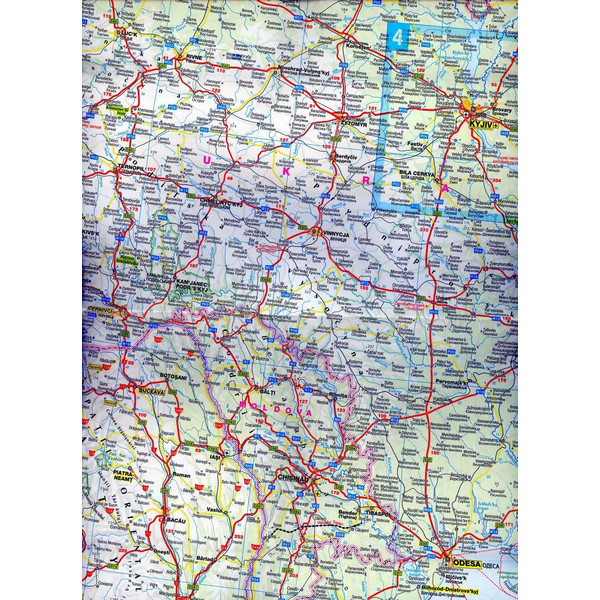 MARCO POLO Länderkarte Russland, Ukraine, Weißrussland 1:2 000 000 - Straßenkarte