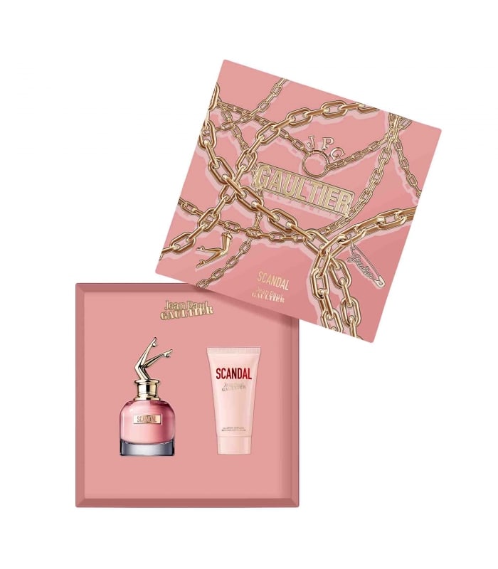 Jean Paul Gaultier-SCANDAL-Coffret Eau de Parfum et lotion parfumée pour le corps