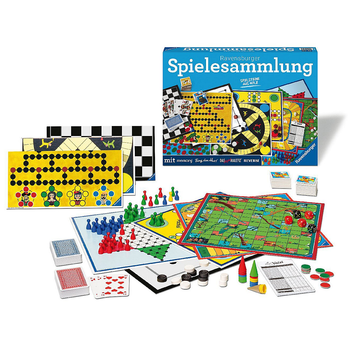 Ravensburger Spielesammlung 27293 Familienspiele 2022 D - Spielesammlung für die ganze Familie, Spiel für Kinder und Erwachsene ab 4 Jahren, für 2-10 Spieler