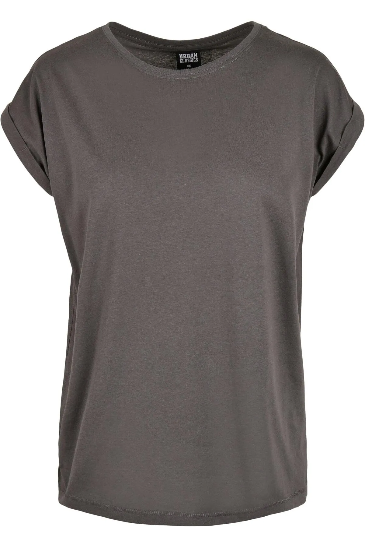 Urban Classics  Damen T-Shirt mit verlängerter Schulterpartie für Damen