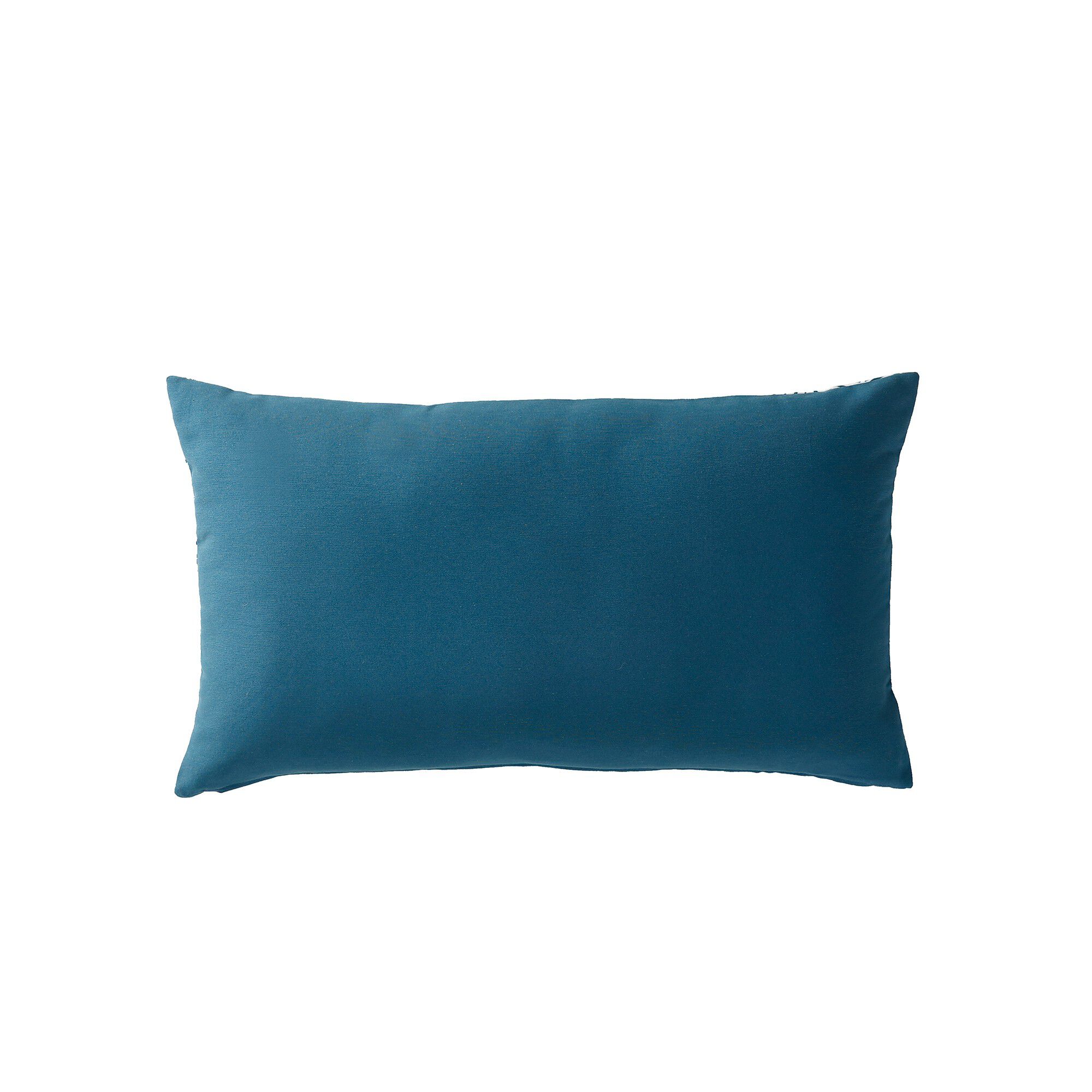 Housse de coussin carrée imprimé feuillage