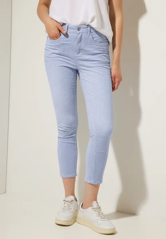 Street One Slim Fit Hose mit Streifen