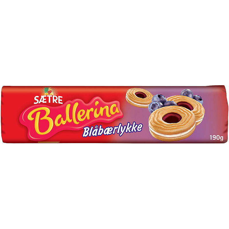 Sætre Ballerina Blåbærlykke 190 g