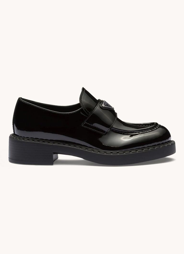 Mocassins de couro Prada