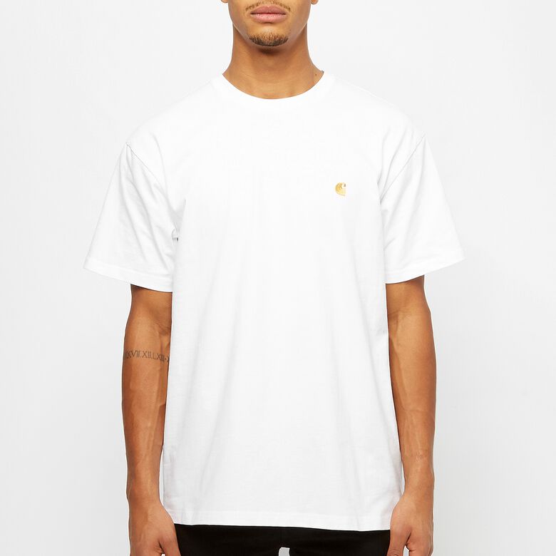 Carhartt WIP Chase T-Shirt white/gold
