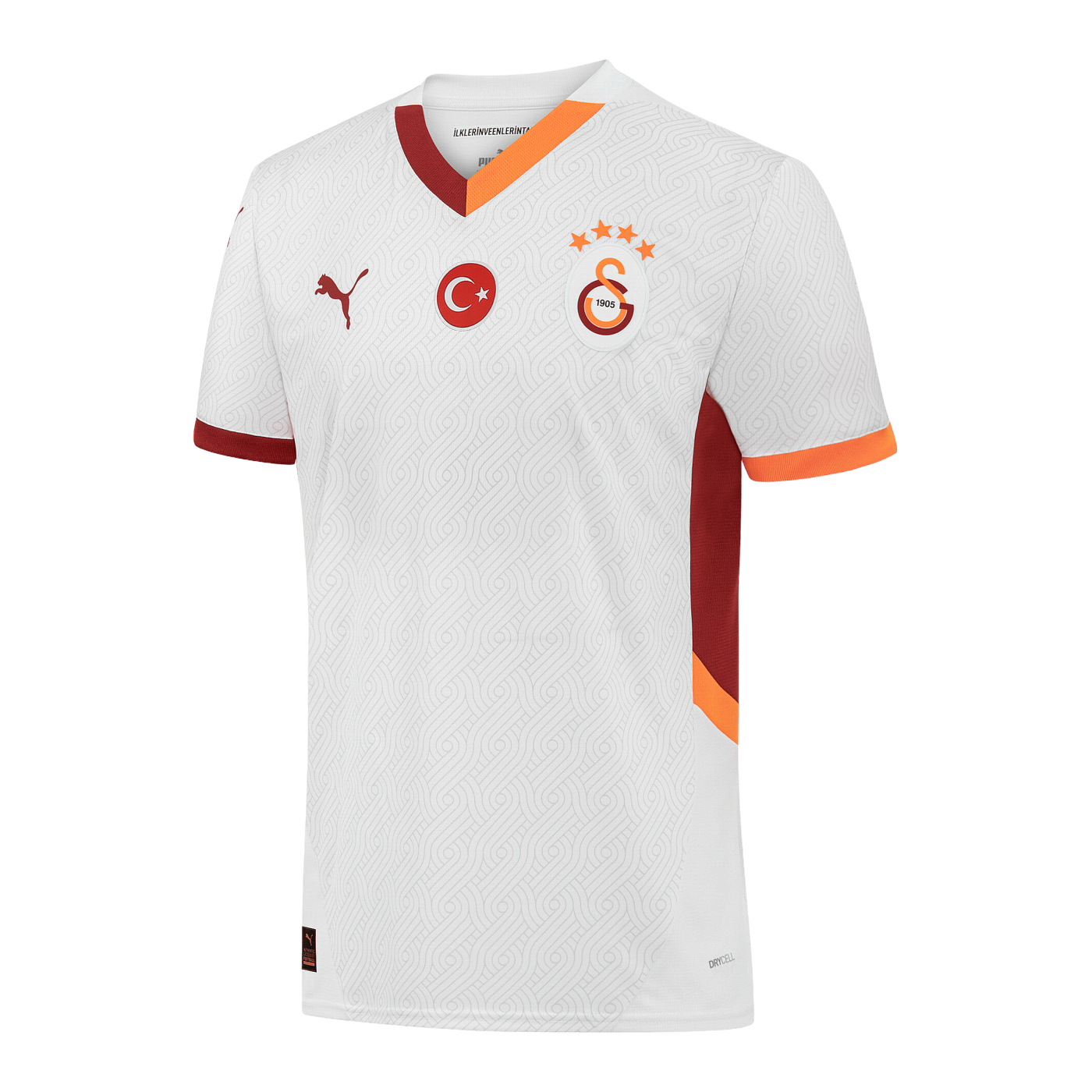 PUMA Galatasaray Istanbul Trikot Away 2024/2025 Weiss F02