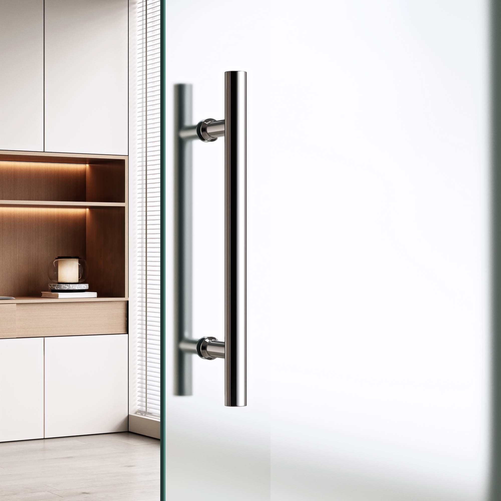 doporro Glasschiebetür Design Glasschiebetür ESG-Sicherheitsglas Zimmertür Amalfi