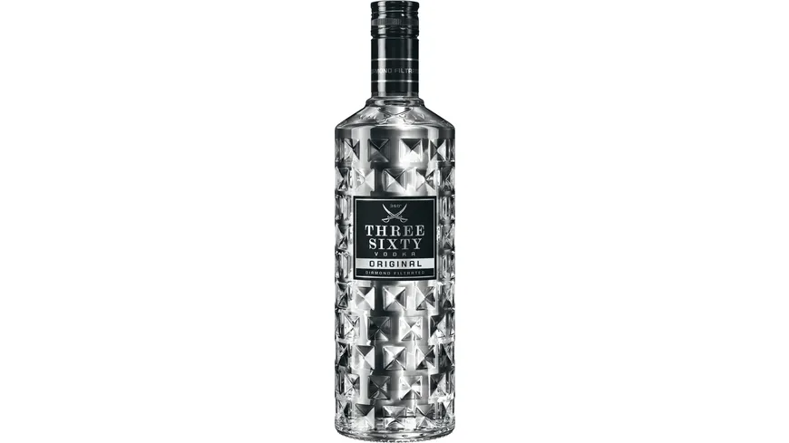 THREE SIXTY Vodka 37.5% 500 ml
