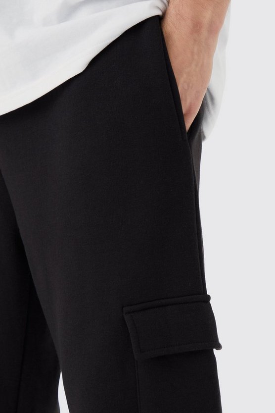Tall lockere Cargo-Jogginghose