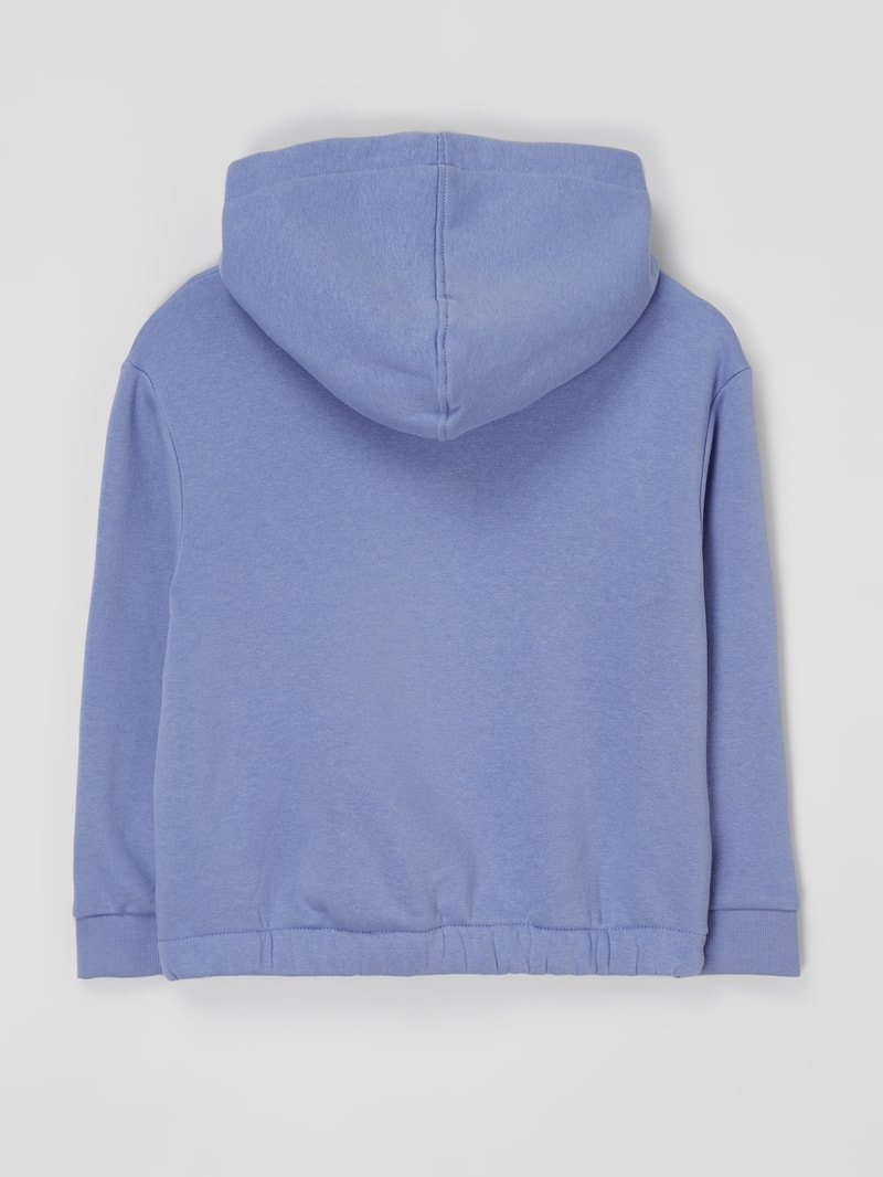 Hoodie mit Message-Print in flieder