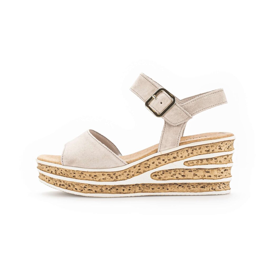 Gabor fashion Keilsandalette beige
