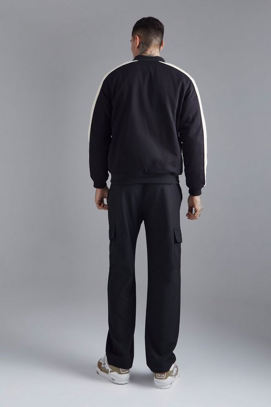 Cord & Twill Jacke mit Aufnähern