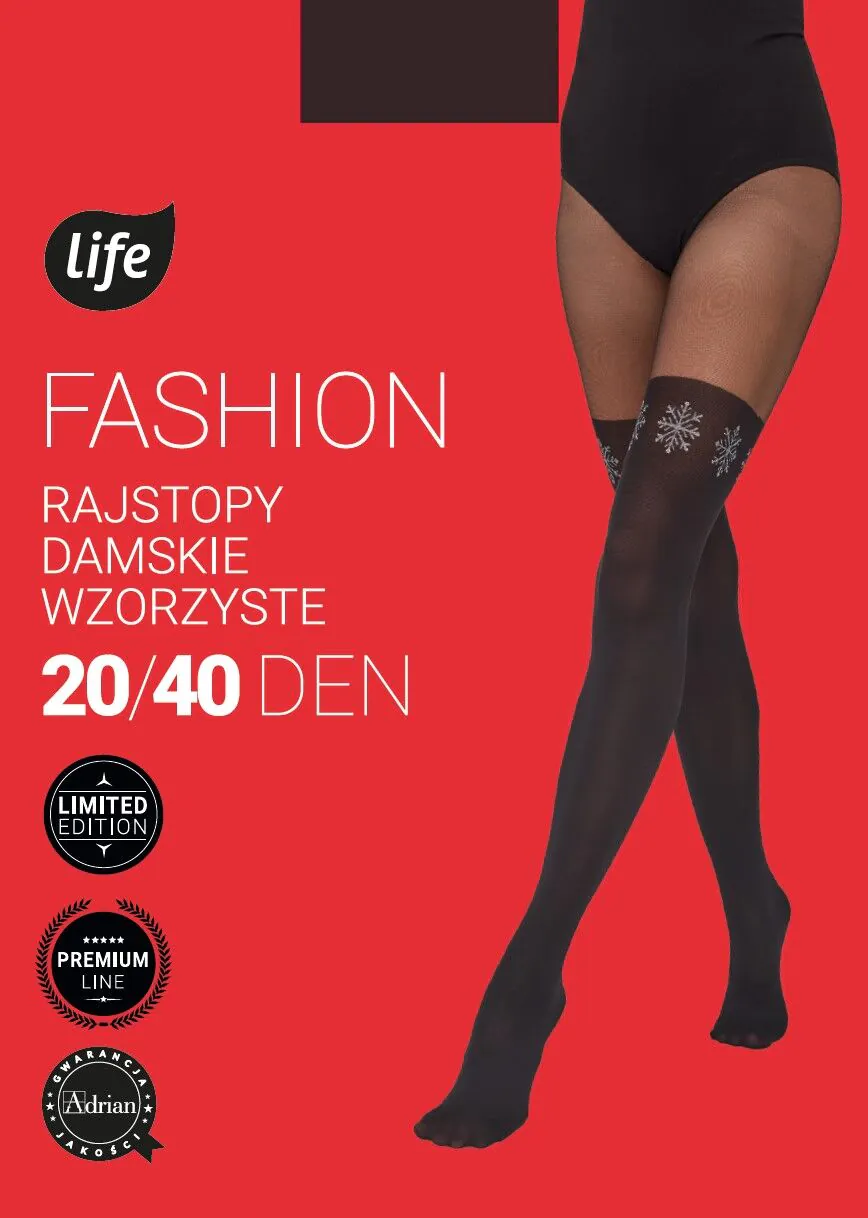 Женске хулахопке Life са узорком пахуљице, величина 3