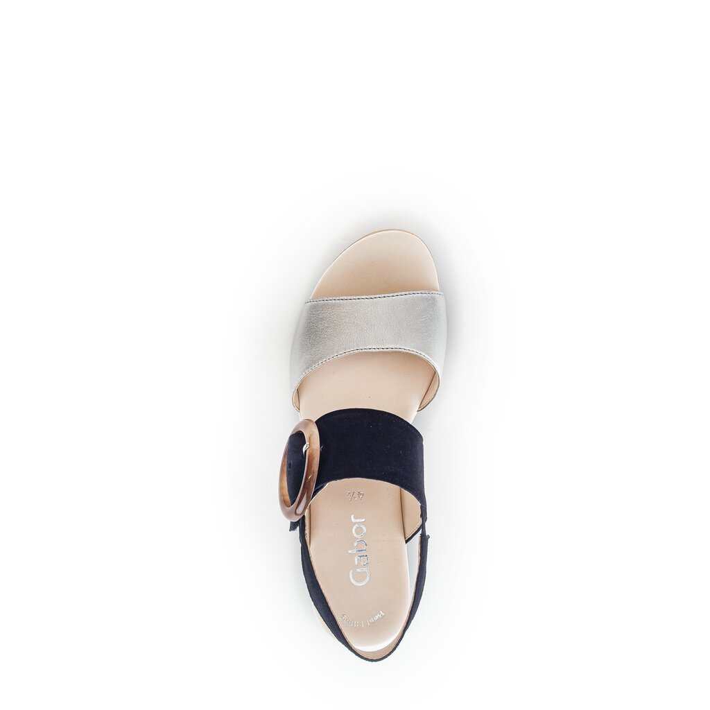 Gabor fashion Keilsandalette blau