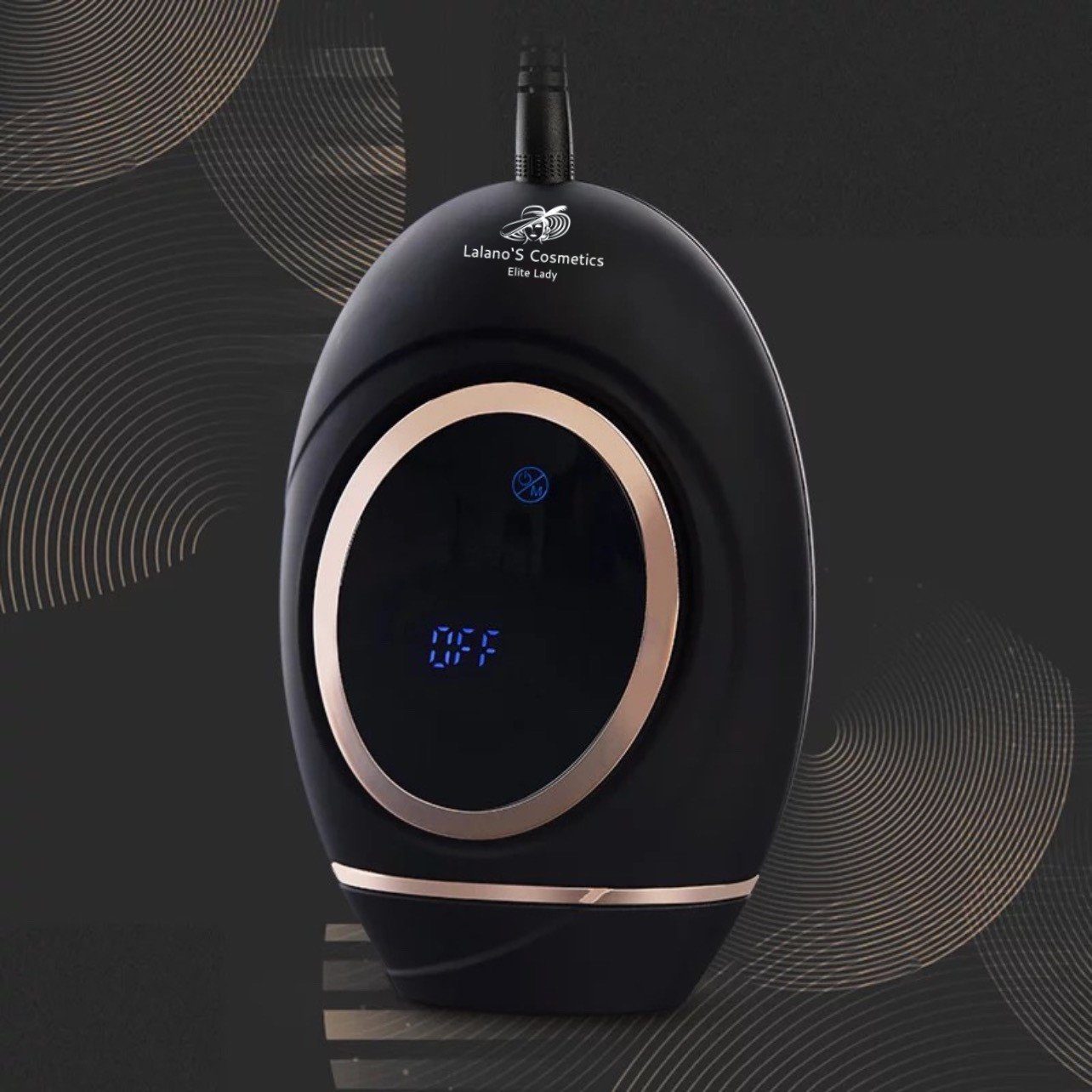 Lalano`S Cosmetics IPL-Haarentferner für Körper, Gesicht, Achseln und Bikinizone, 500.000 Lichtimpulse, mit LCD-Touch Screen, Maniküre Pediküre Set