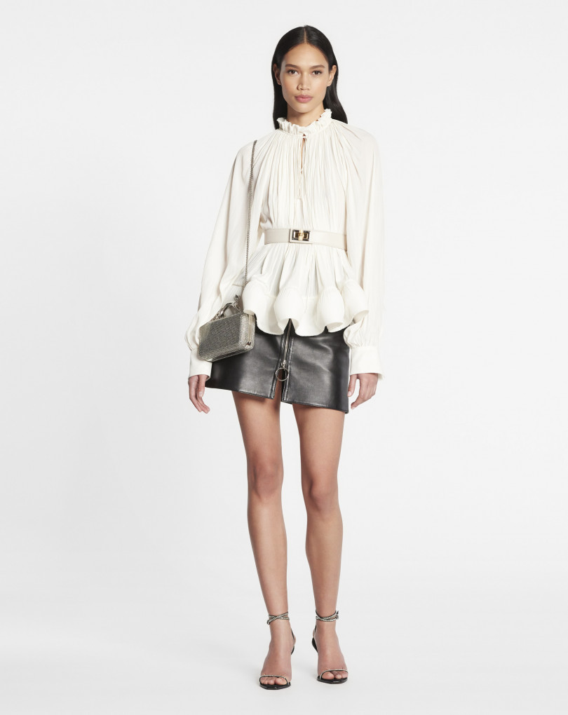 BLOUSE A MANCHES LONGUES