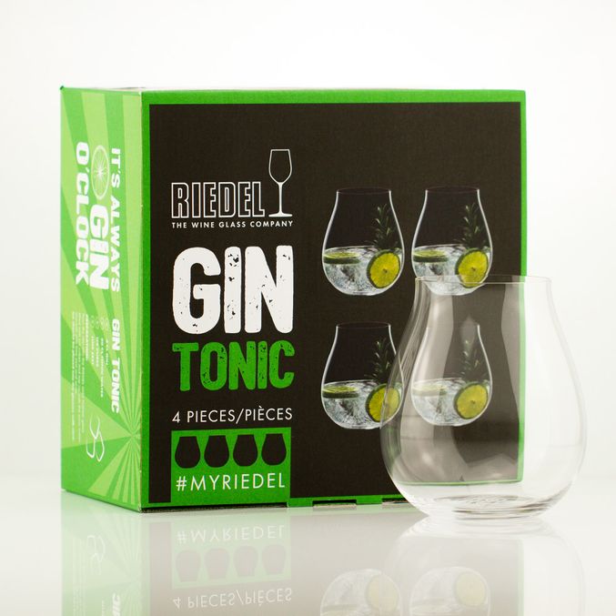 Riedel Gin Tonic Gläser ohne Stiel - 4er Set