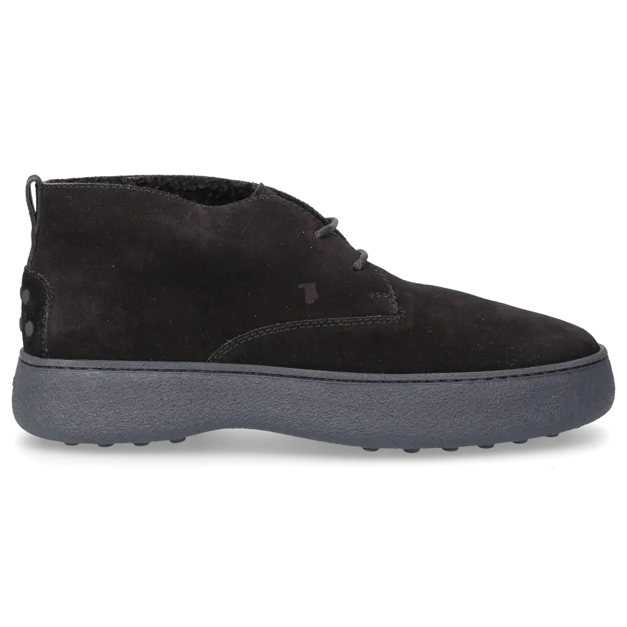 Tod's - Stiefeletten M09J0 Veloursleder - schwarz