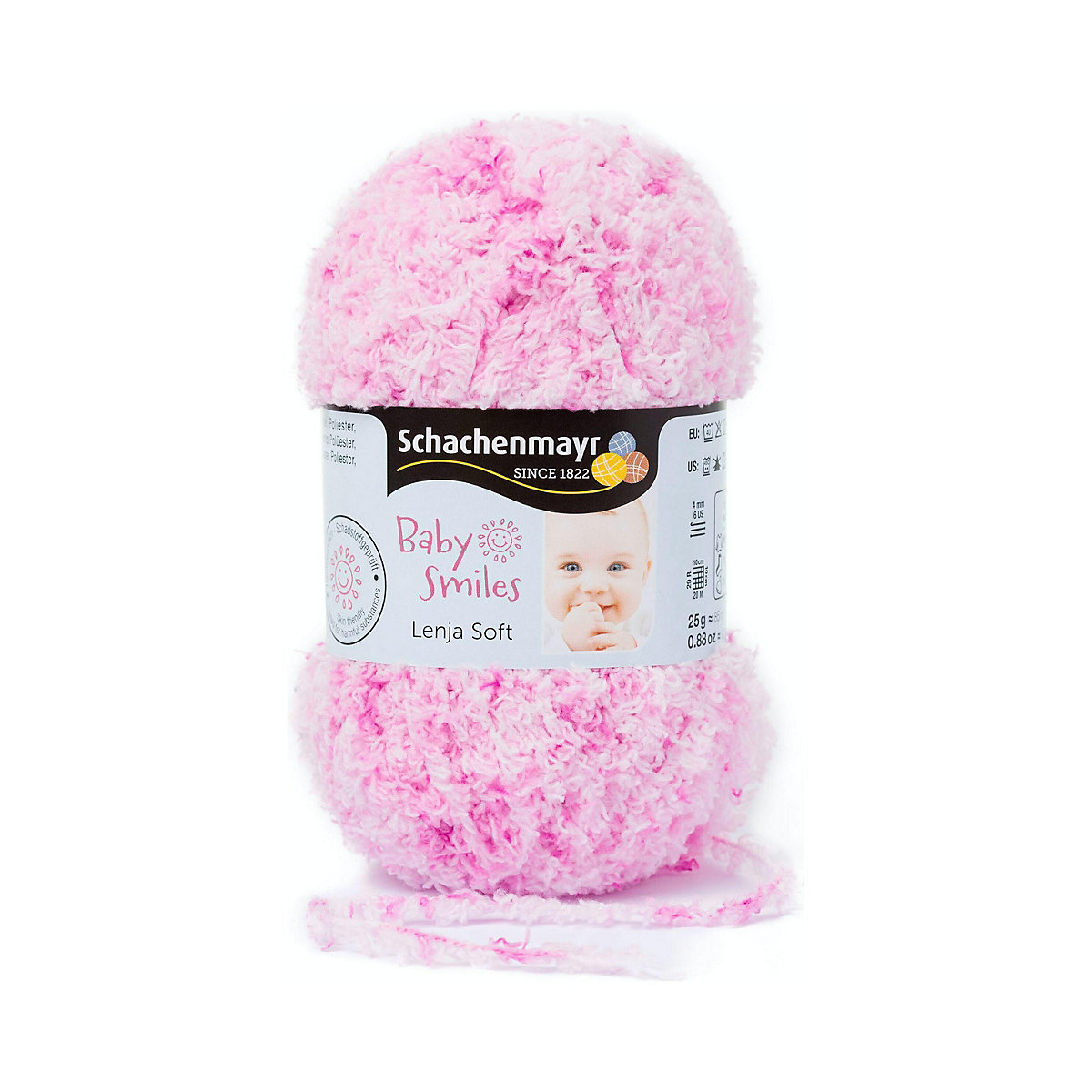 Handstrickgarne Baby Smiles Lenja Soft, 25g Orchidspray Col