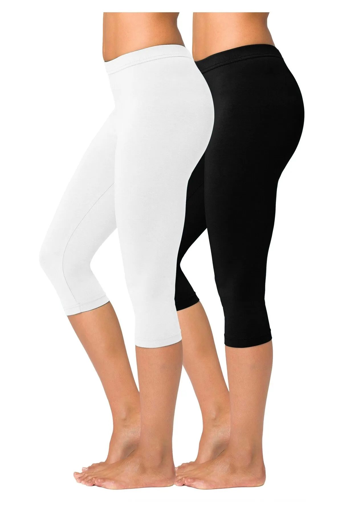 Vivance Active  Leggings - Weiß - Mittlerer Bund