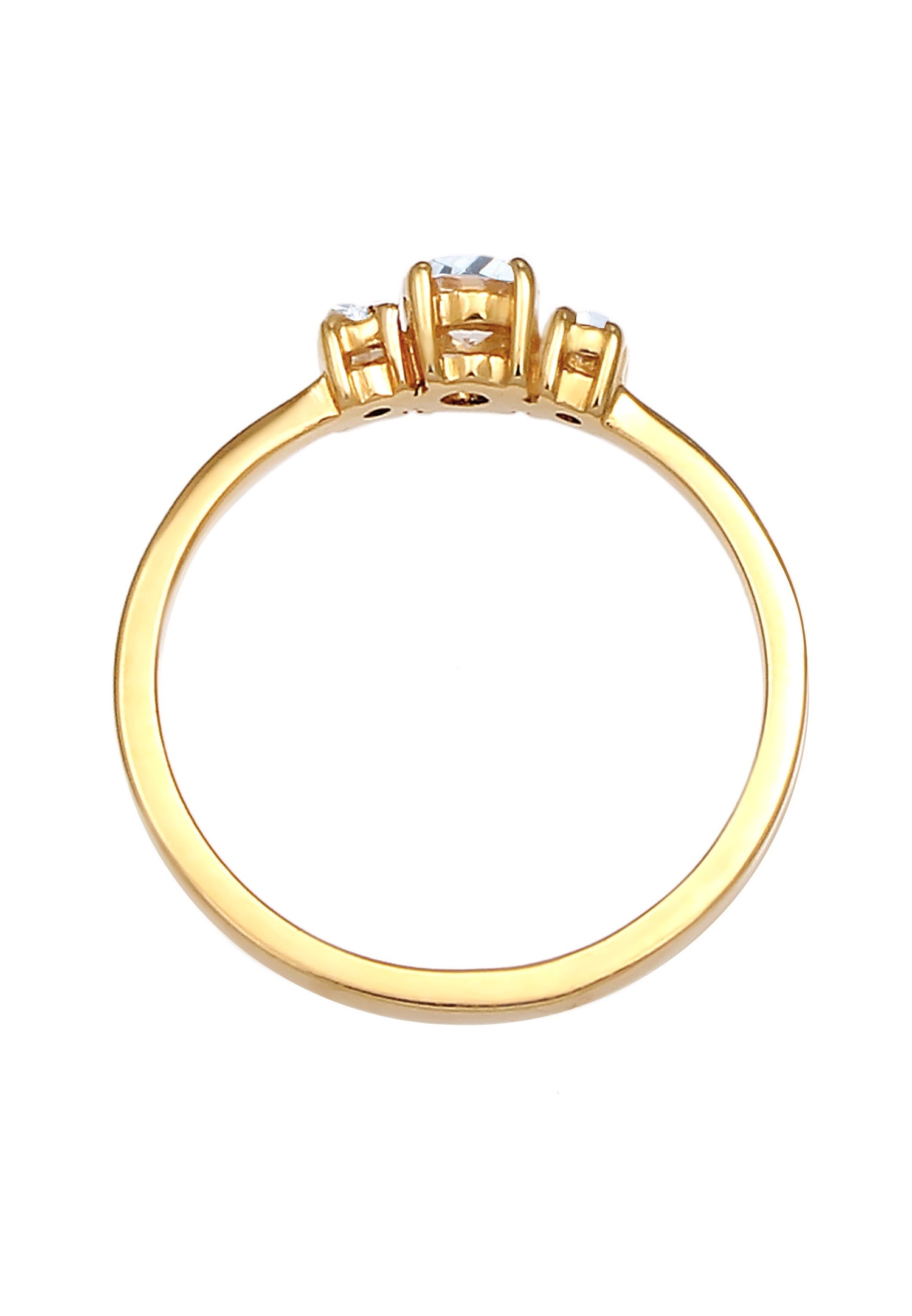 Inel de logodnă Elli cu cristale de zirconiu cubic, argint 925