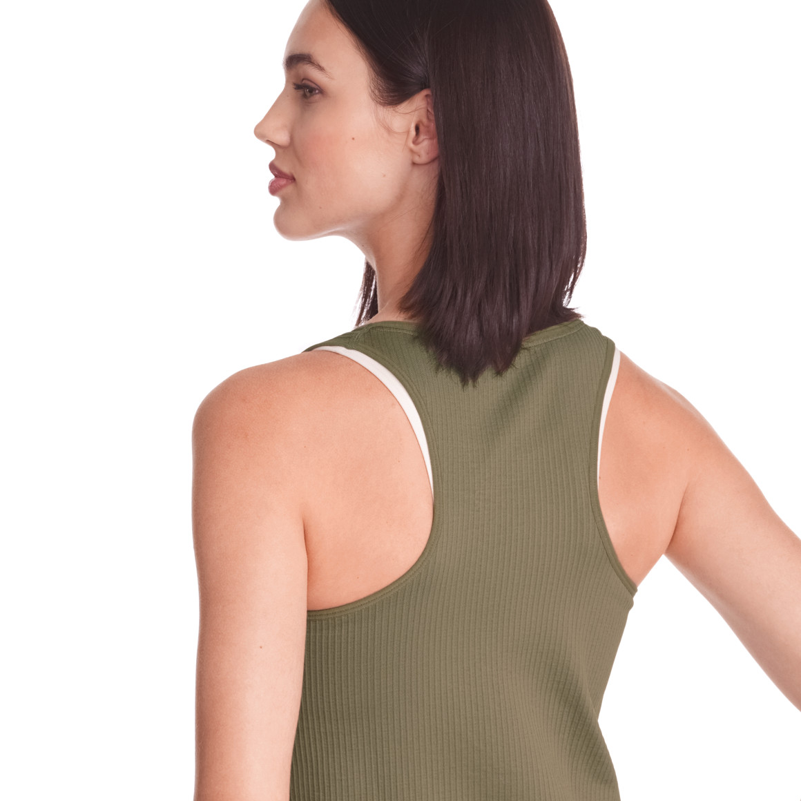 Damen Sport-Top mit Rippstruktur