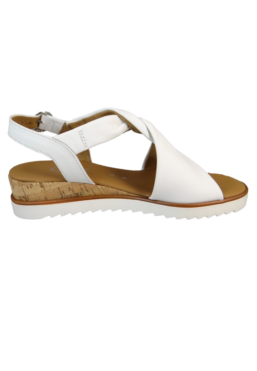 GABOR Komfort Sandalen weiss Gabor Comfort Keilsandalette 22.751.50 W