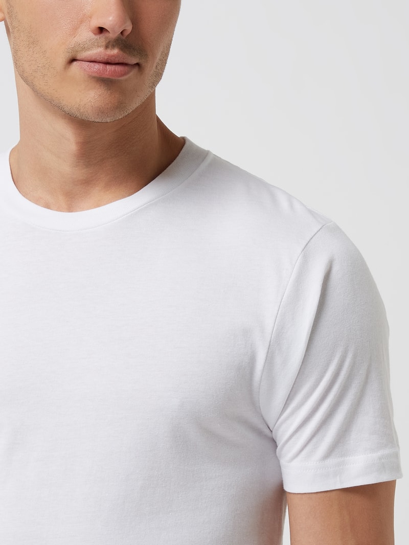 T-Shirt aus Baumwolle im 2er-Pack in weiß
