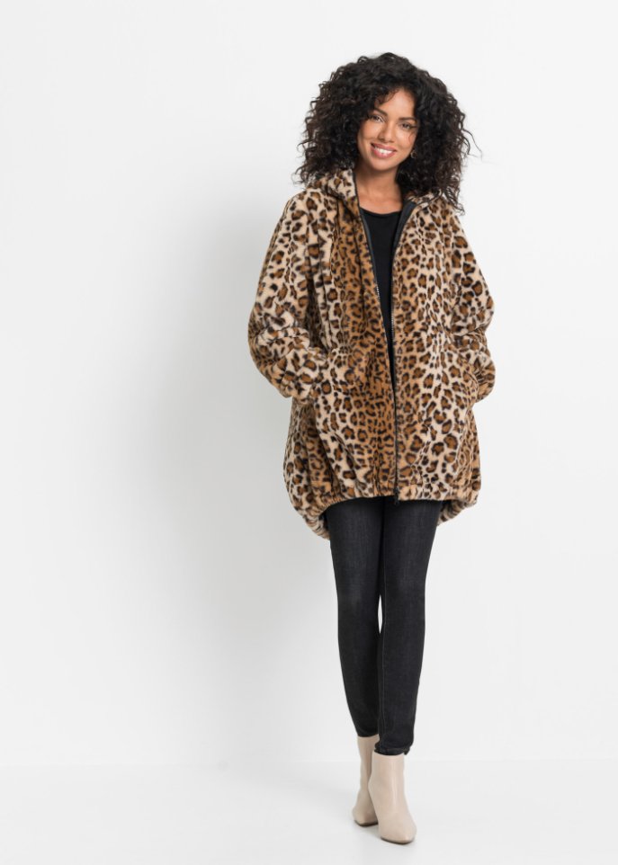 Leo-Mantel, Fake-Fur