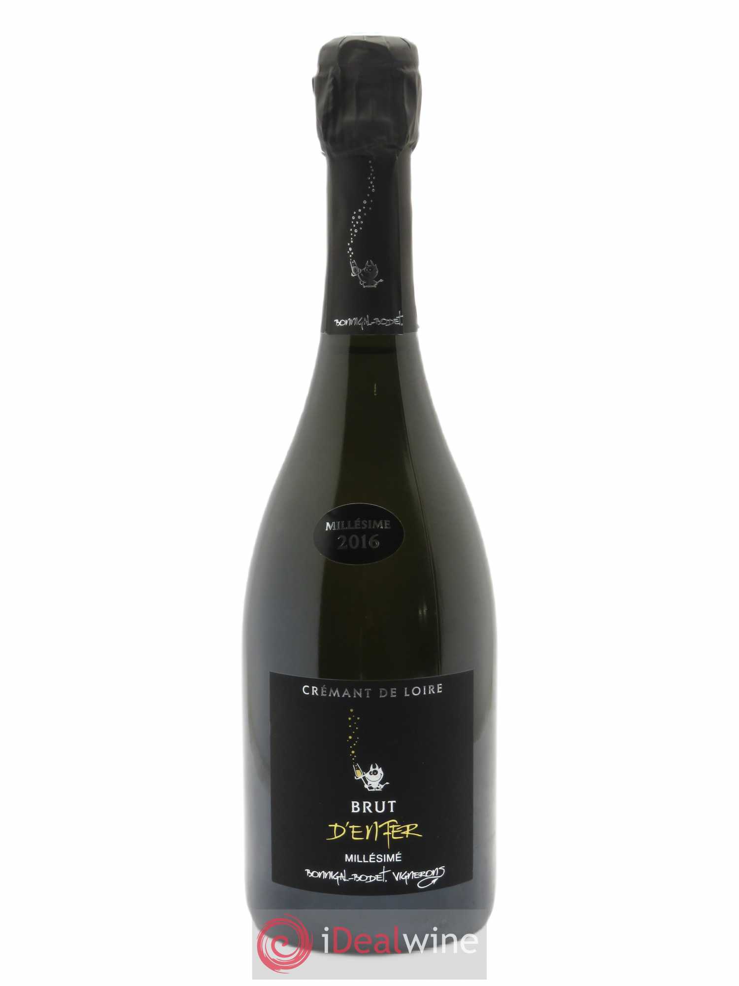 Touraine-Amboise Brut d'Enfer Bonnigal-Bodet  2016 - Lot de 1 Bouteille