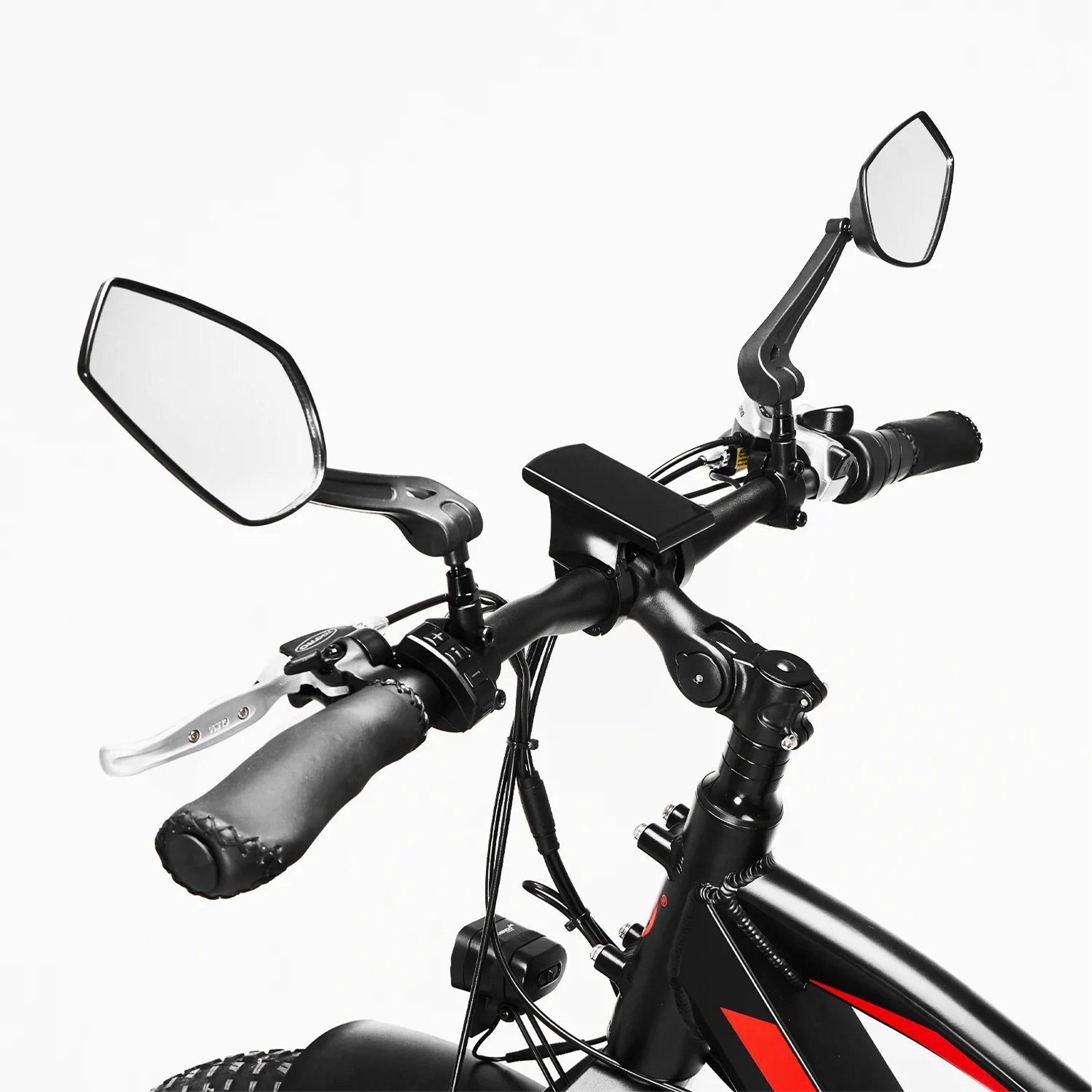 JOBOBIKE E-Bike Ihre umweltfreundliche Wahl statt zu Fuß! Damen/Herren niedriger Rahmen, Mittelmotor, Nur Zubehör: Spiegel (JOBOBIKE Flagship-Store autorisierter Verkauf)