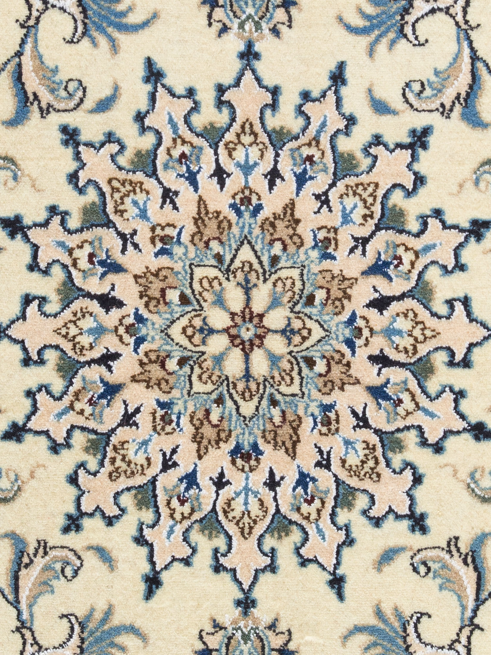 Kaschmar Nain 12 Lah ca. 150 x 202 cm, Unikat / Einzelstück