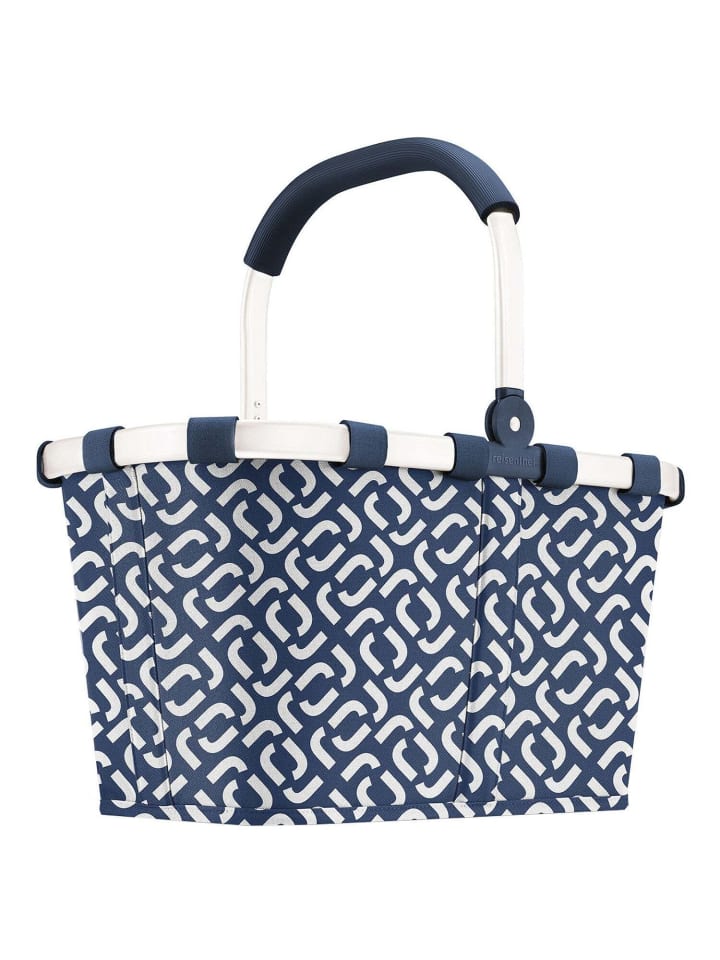 Reisenthel carrybag - Einkaufskorb (frame twist powder blue) in signature navy günstig kaufen onesize