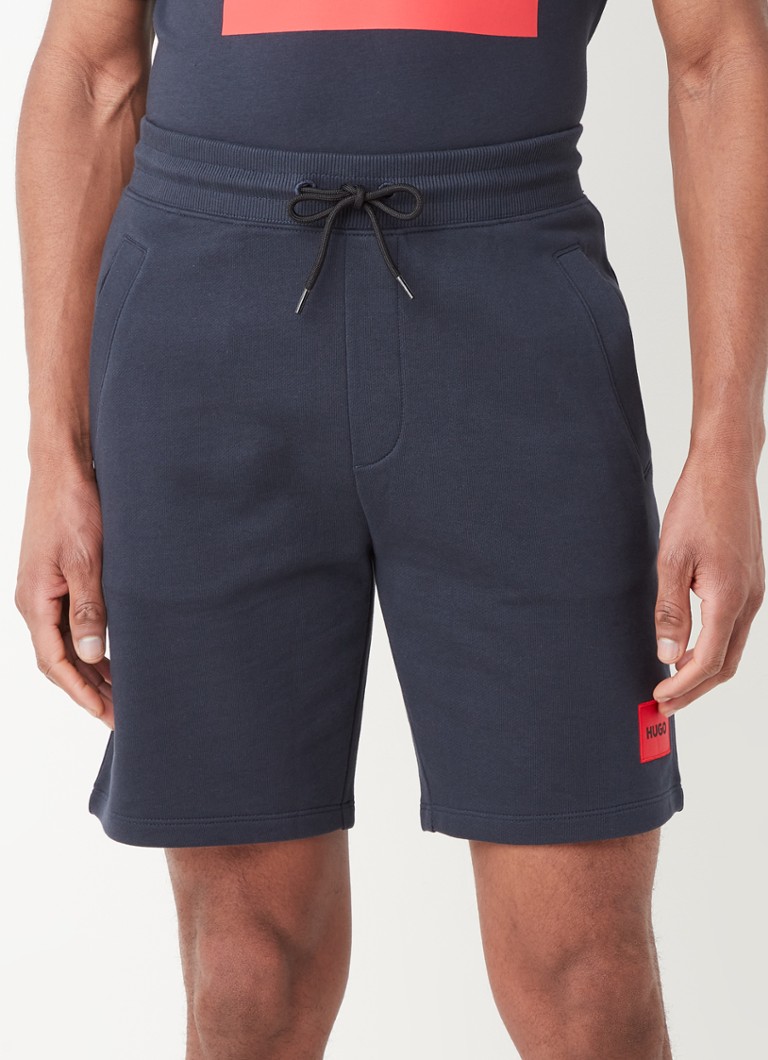 Pantaloni scurți drepți HUGO BOSS Diz222 cu buzunare laterale