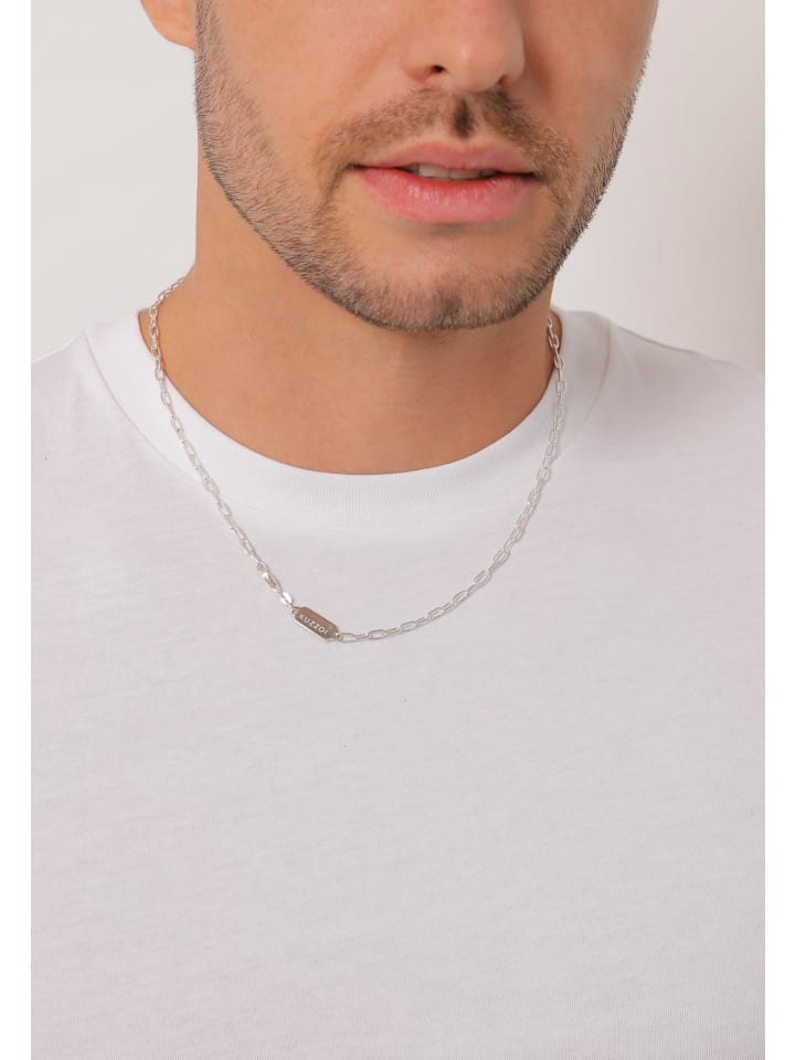 KUZZOI Halskette 925 Sterling Silber in Silber günstig kaufen