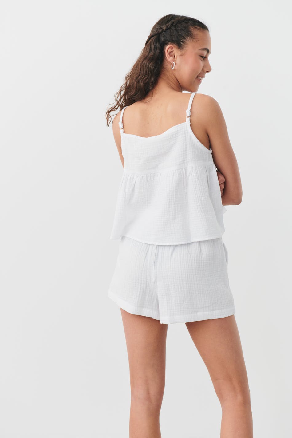 Y gauze shorts