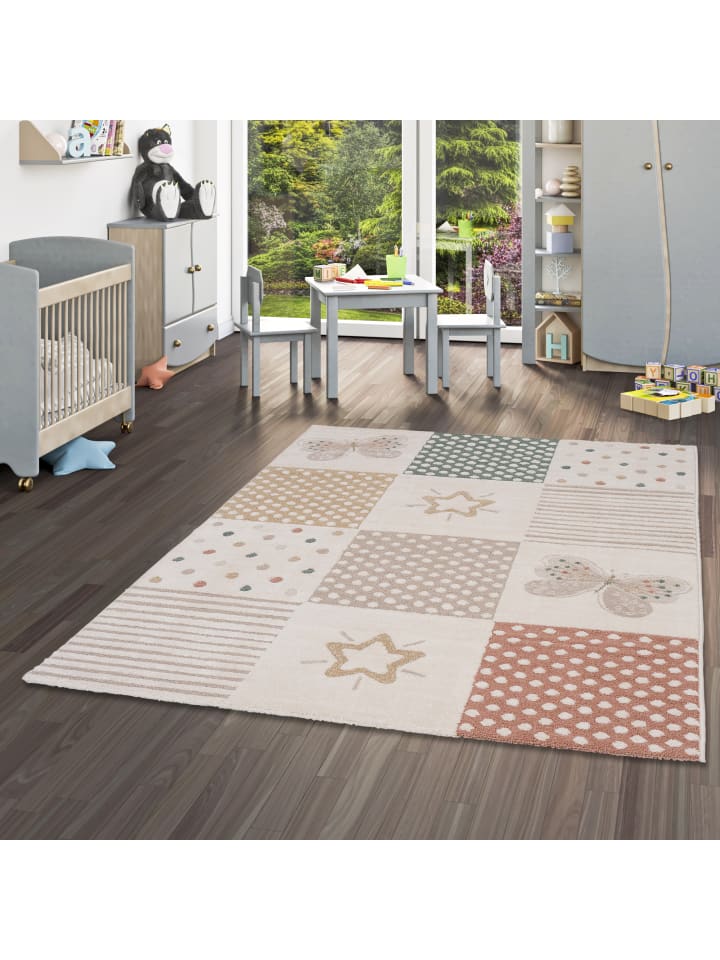 Pergamon Kinder Teppich Happy Kids in Gelb günstig kaufen