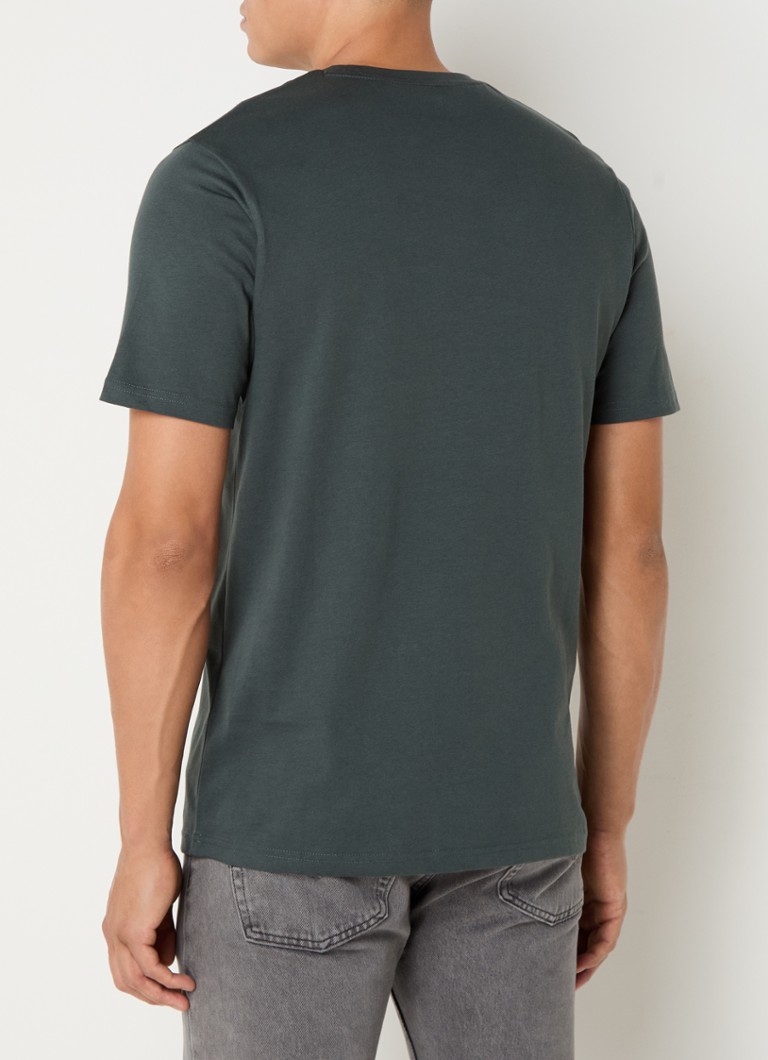 Tricou Lyle & Scott cu logo brodat