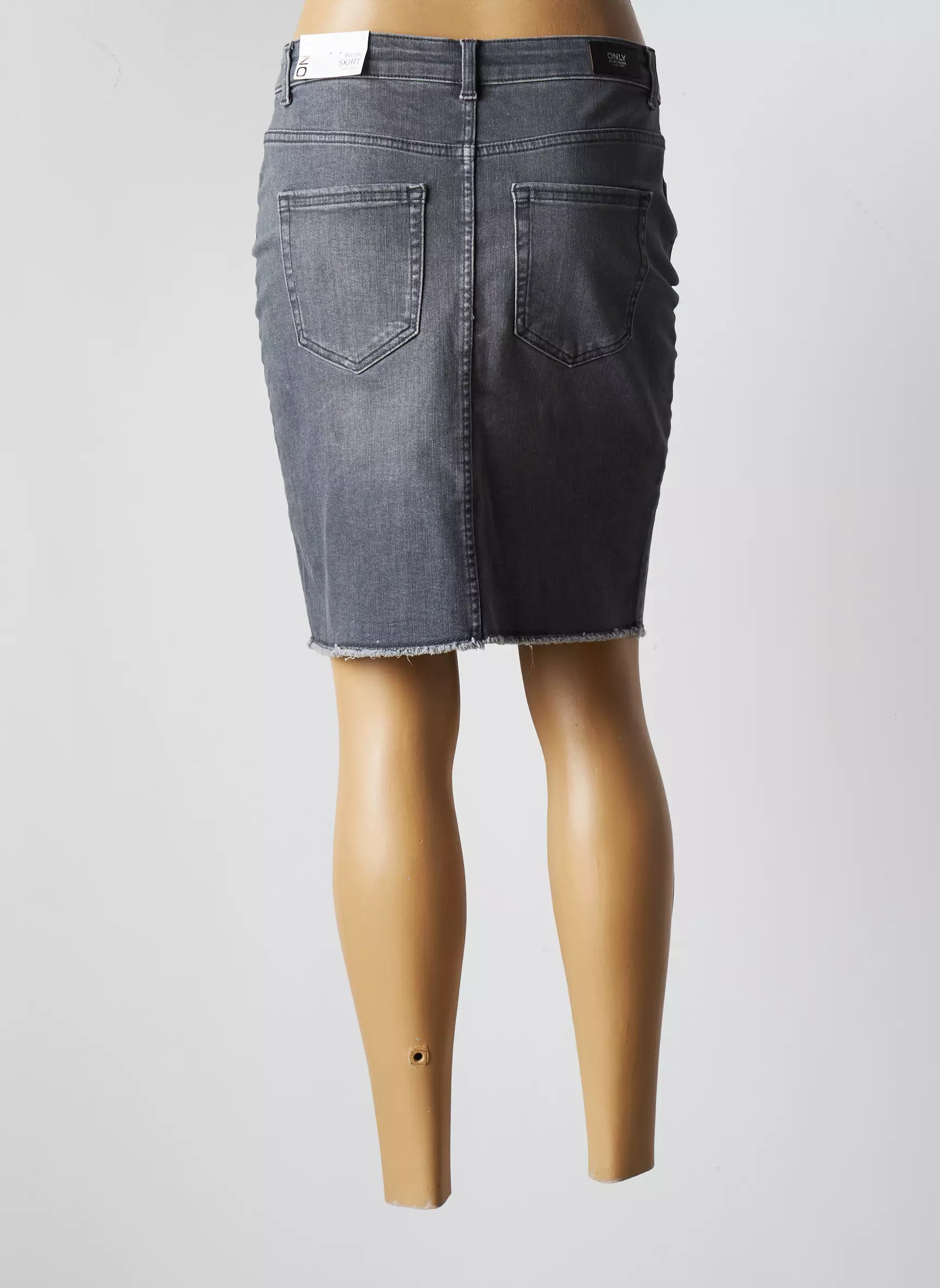 Only Jupes Mi Longues Femme couleur gris