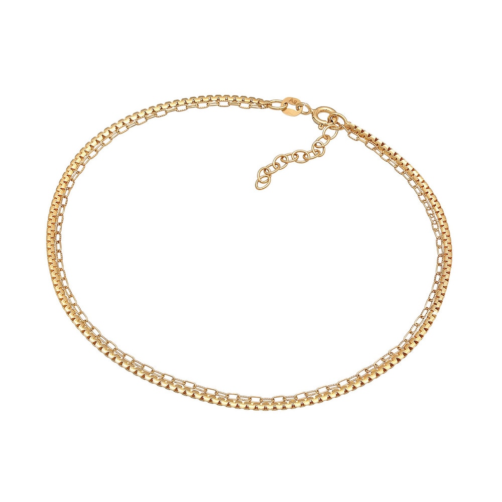 Elli Elli Bracelet de Cheville Femmes bracelet de cheville maillons Basique tendance e Bijoux