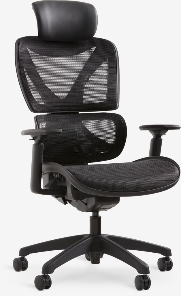 VARPELEV VARPELEV chaise de bureau maille noire/noir