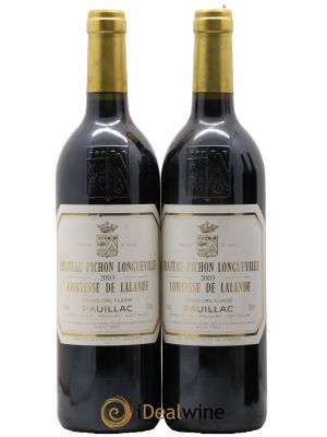 Château Pichon Longueville Comtesse de Lalande 2ème Grand Cru Classé  2003 - Lot de 2 Bouteilles