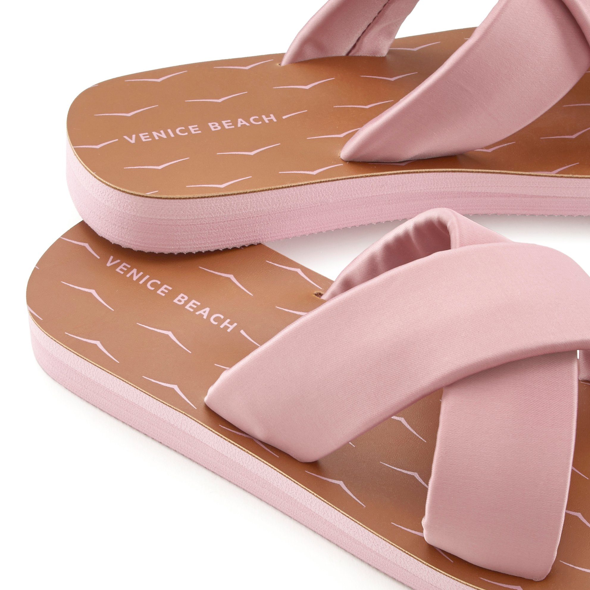 Venice Beach Badepantolette Sandale, Pantolette, Badeschuh aus besonders leichtem Material VEGAN