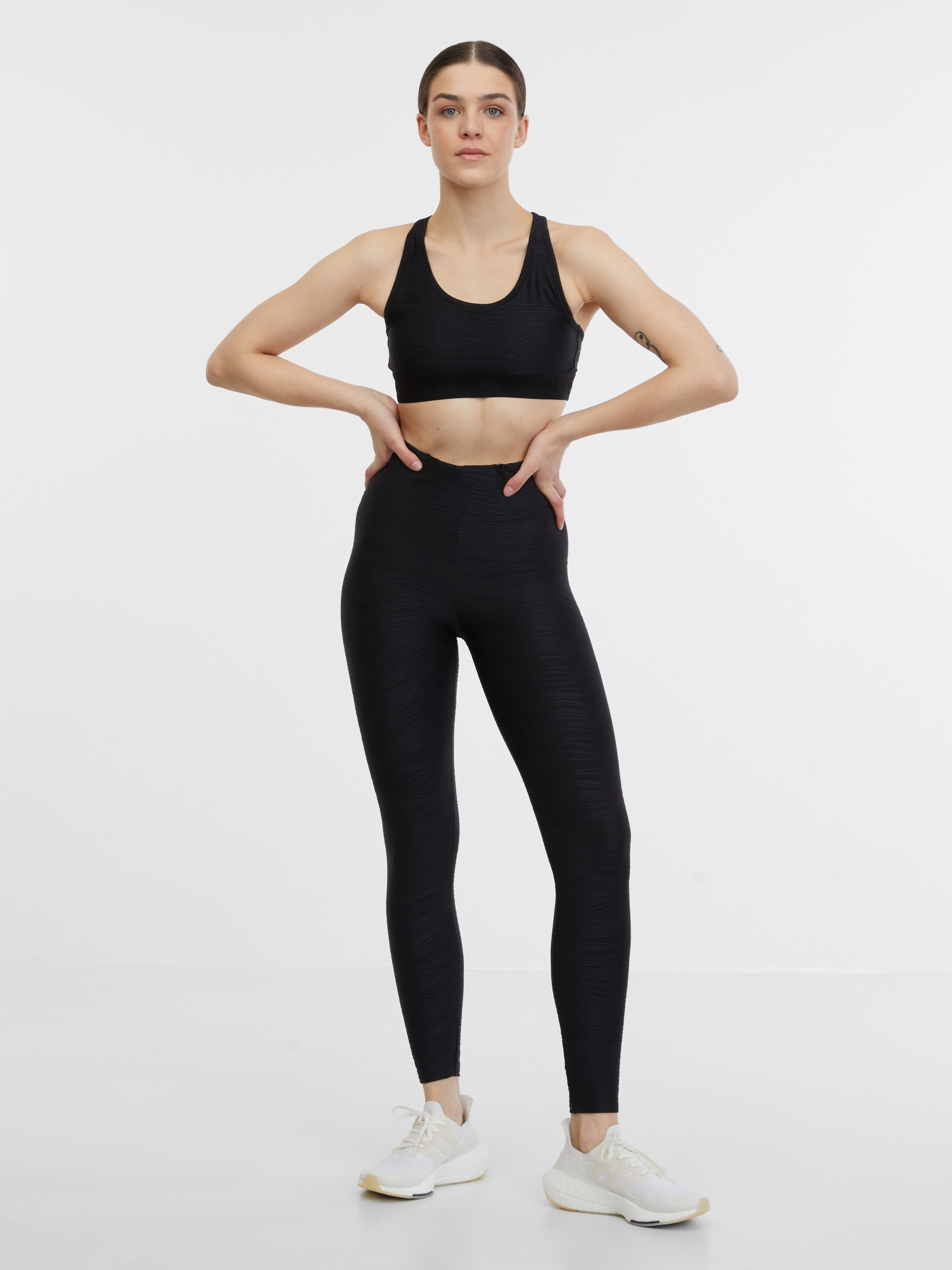 Schwarze Damen-Sport-Leggings ORSAY