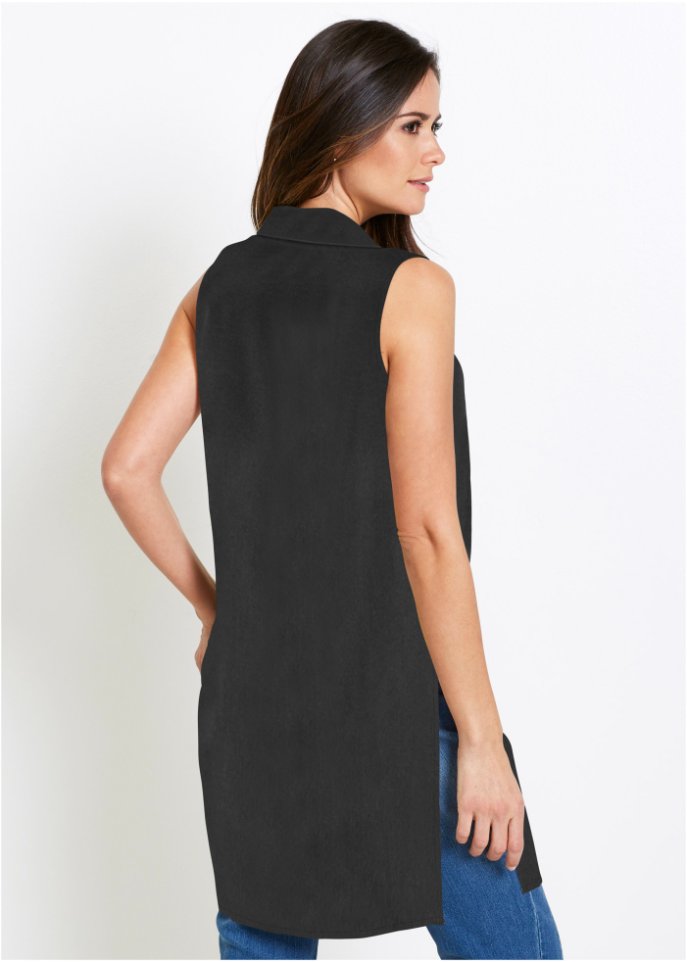 Viskose Longbluse