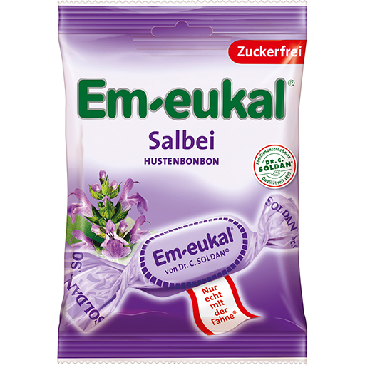 EM-EUKAL Bonbons Salbei zuckerfrei  75 g  Bonbons