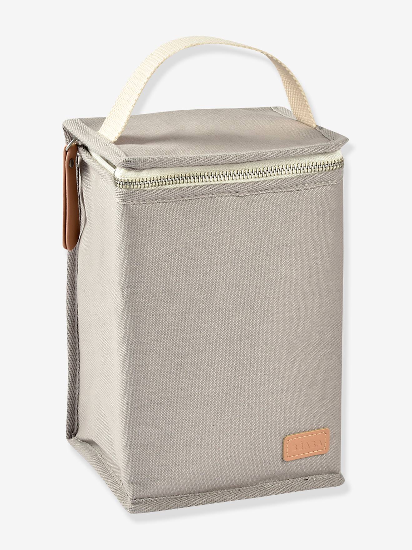 Pochette repas isotherme BEABA gris perle